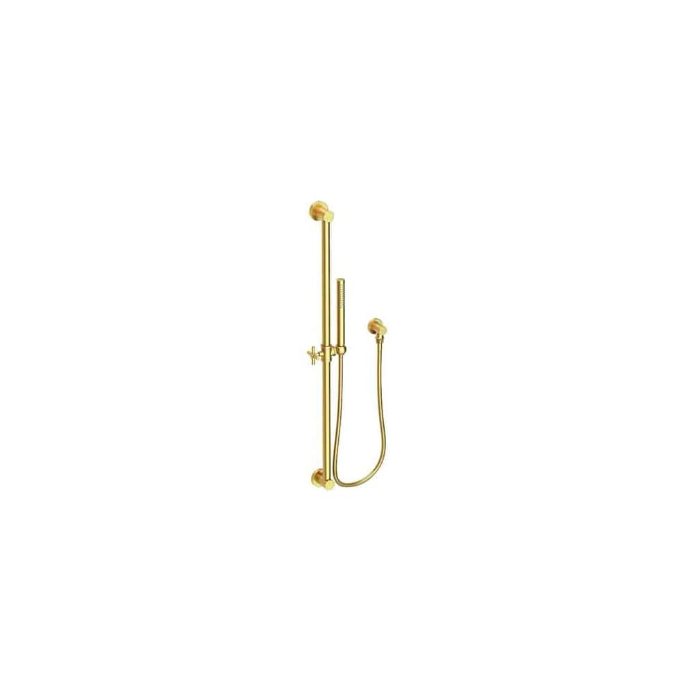 1.8 GPM Single Function Hand Shower Package - Includes Slide Bar, Hose, and Water Supply