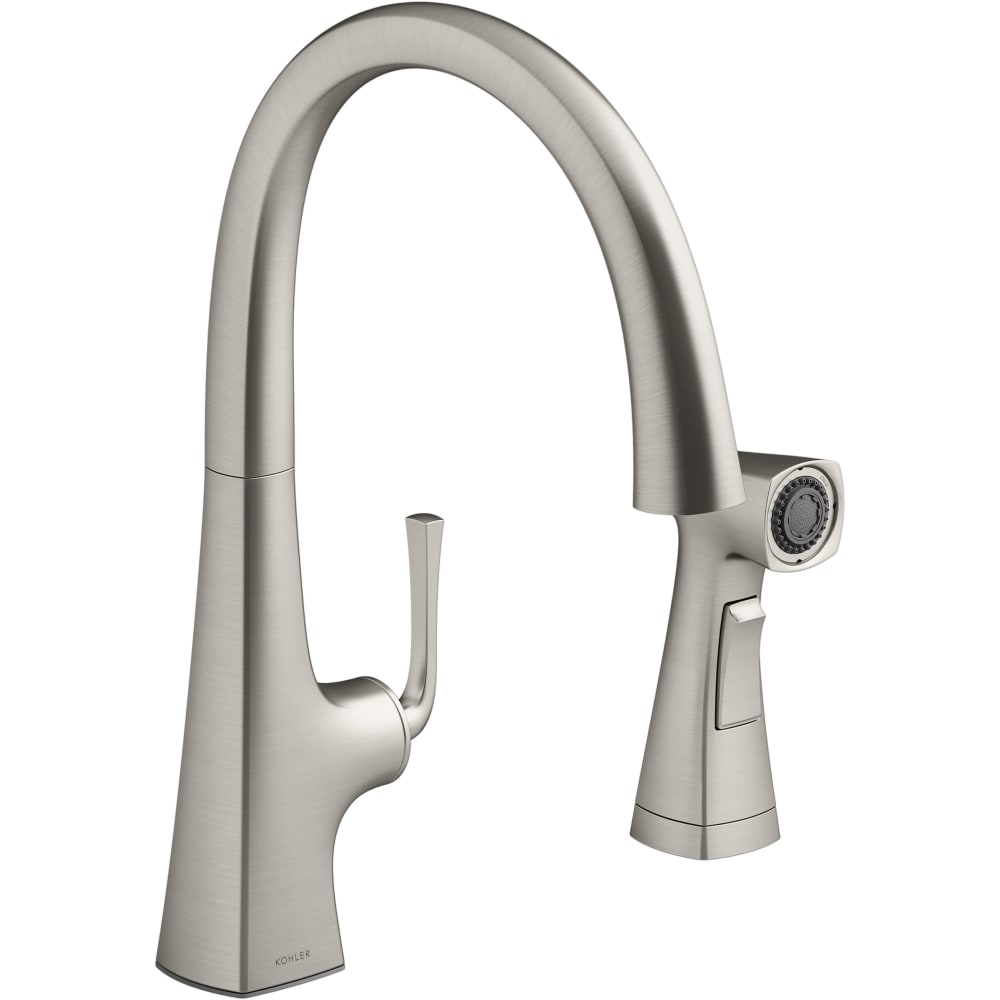 Graze 1.5 GPM Single Hole Kitchen Faucet - Includes Side Spray