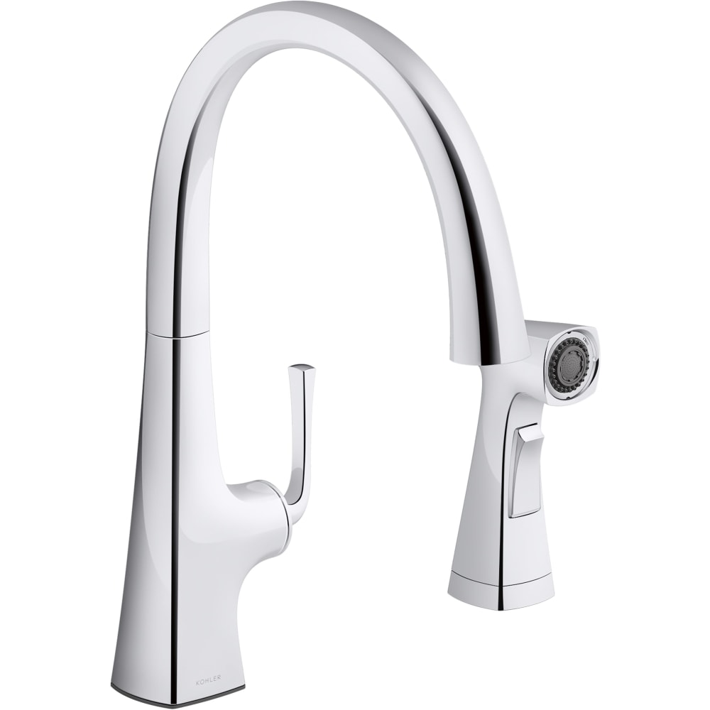 Graze 1.5 GPM Single Hole Kitchen Faucet - Includes Side Spray