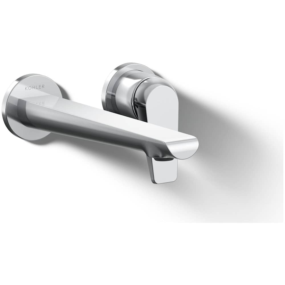 Avid 1.2 GPM Wall Mounted Mini-Widespread Bathroom Faucet