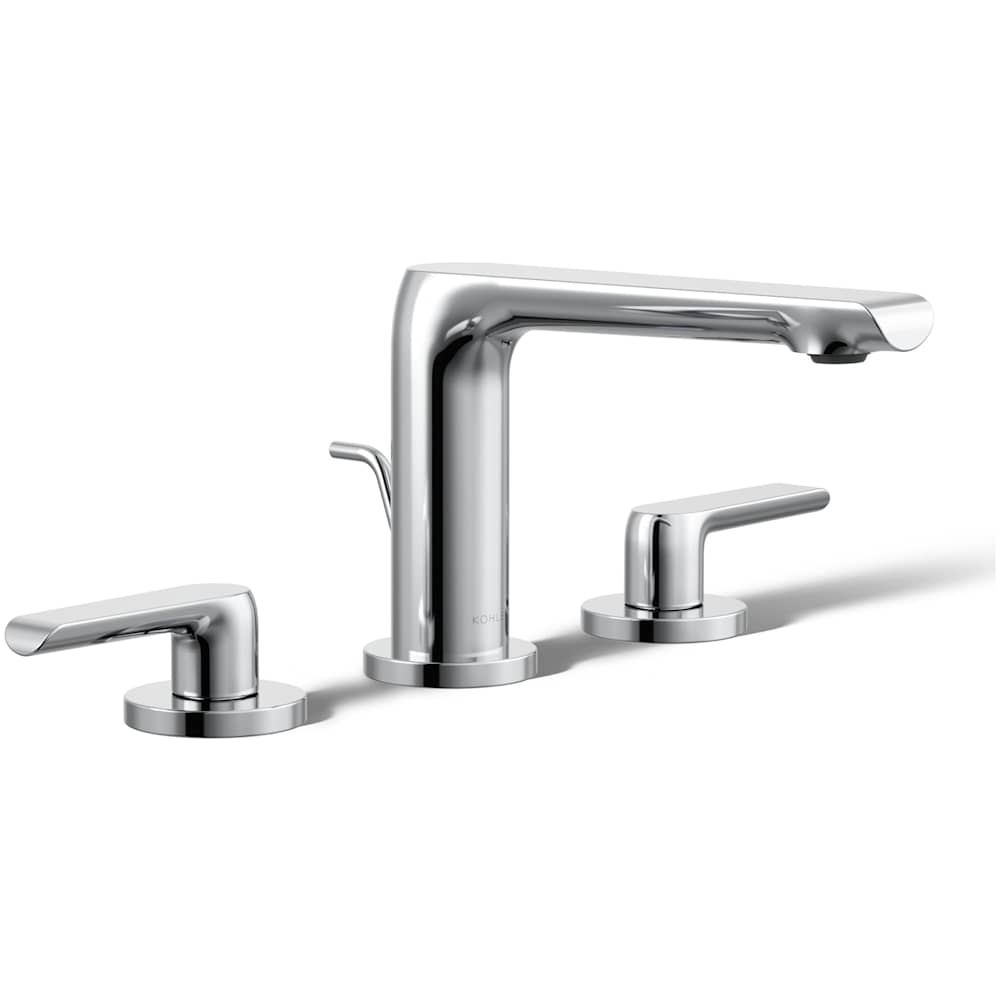 Avid 1.2 GPM Widespread Bathroom Faucet with Pop-Up Drain Assembly