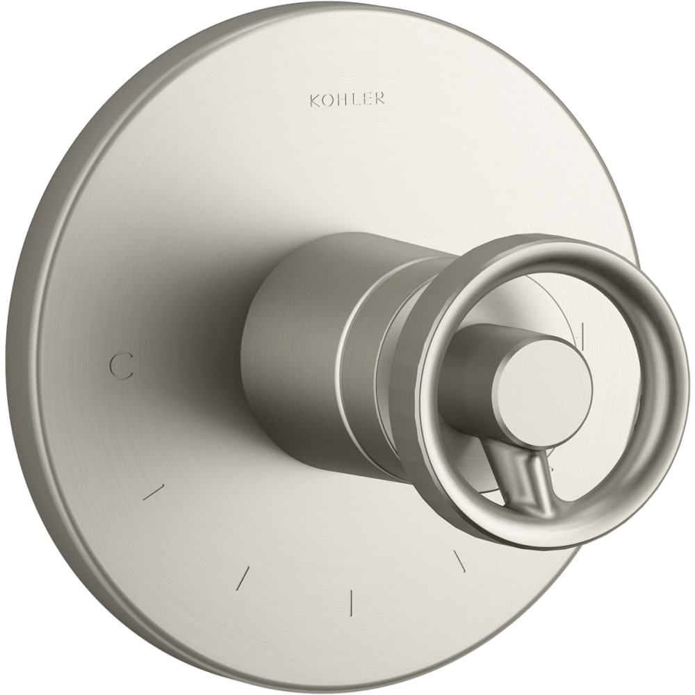 Components Single Function Thermostatic Valve Trim Only with Single Knob Handle - Less Rough In