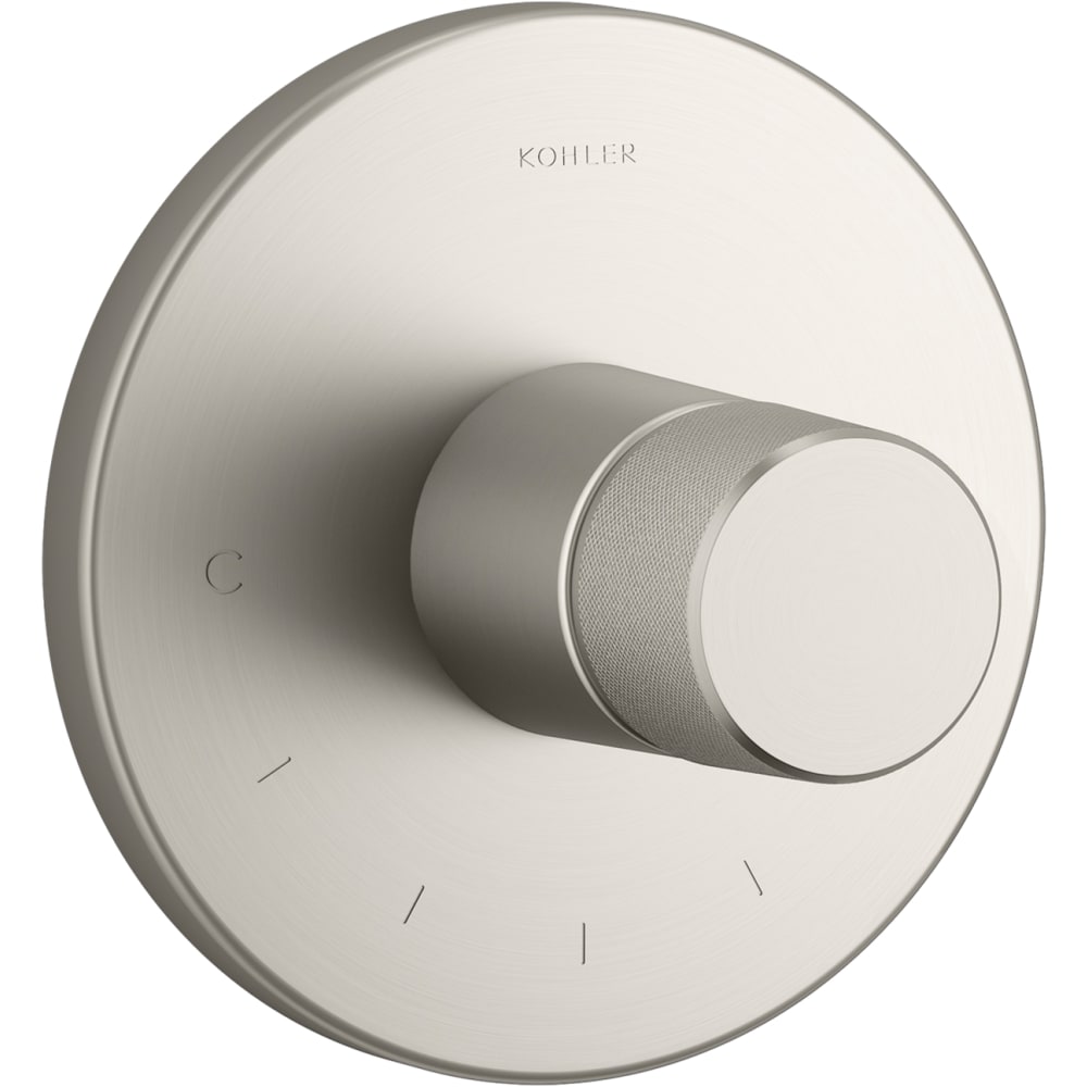 Components Single Function Thermostatic Valve Trim Only with Single Knob Handle - Less Rough In