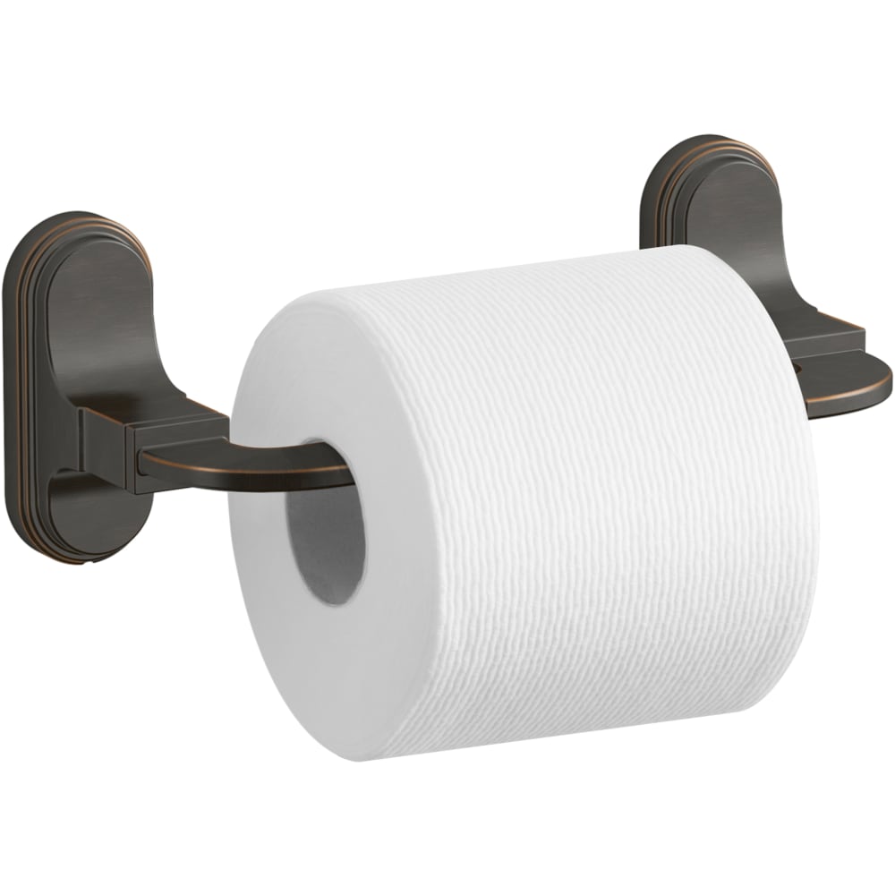 Industrial Wall Mounted Spring Bar Toilet Paper Holder