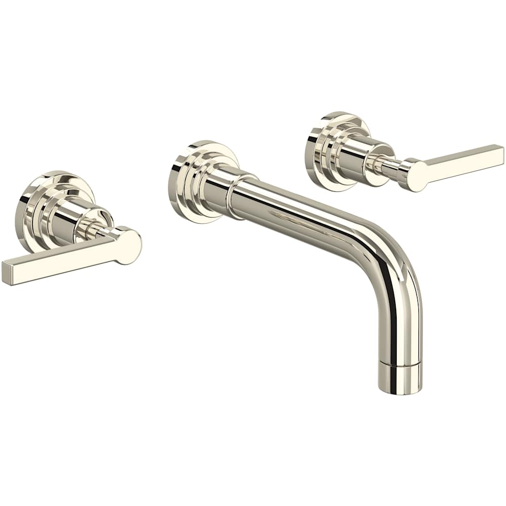 Lombardia 1.2 GPM Wall Mounted Widespread Bathroom Faucet