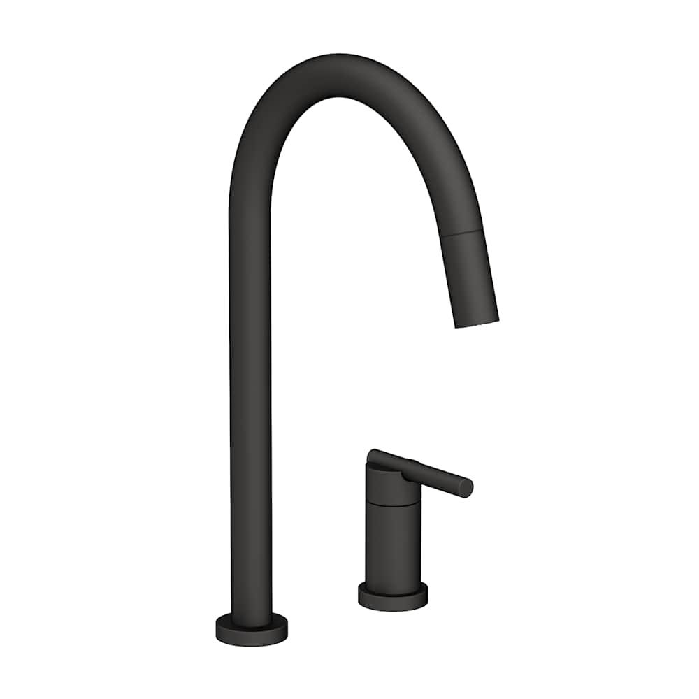 East Linear 1.8 GPM Widespread Pull Down Kitchen Faucet