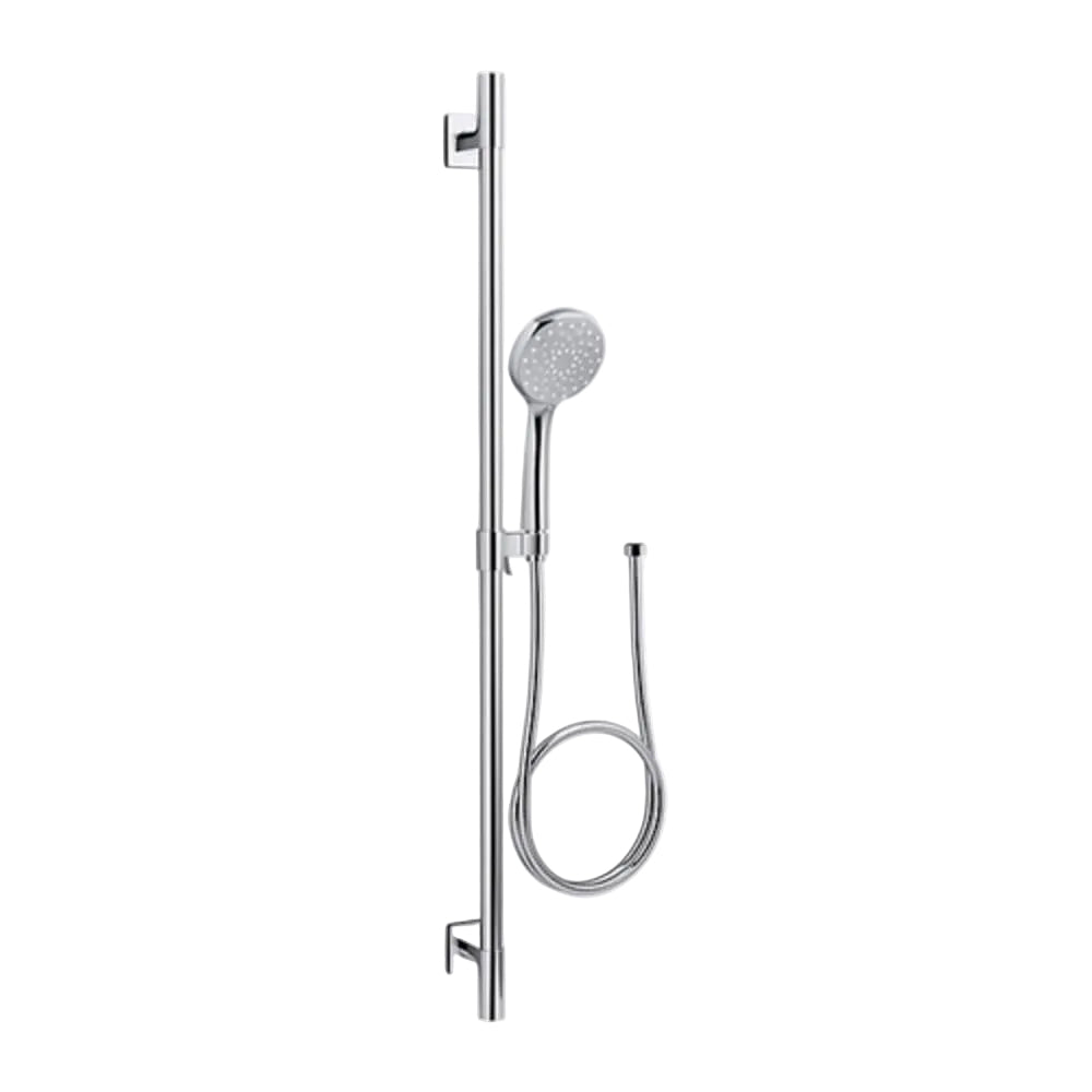 Awaken 1.75 GPM Multi-Function Hand Shower Package with MasterClean Sprayface - Includes Slide Bar and Hose