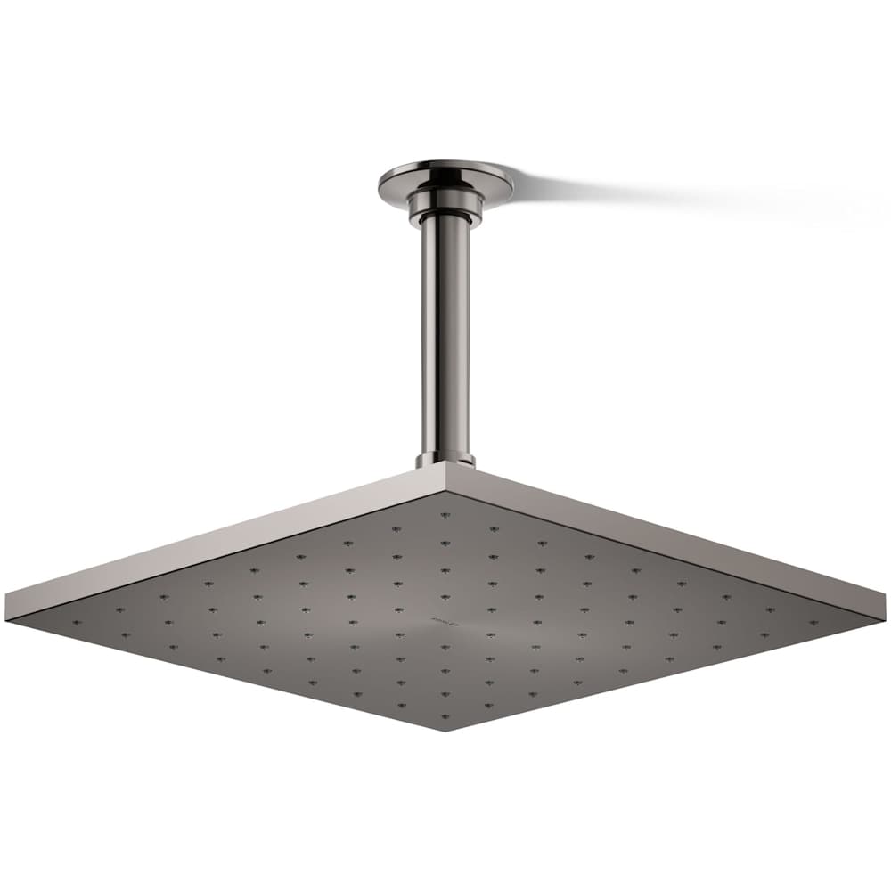 Radiant Contemporary Square 10" Single Function 1.75 GPM Rainhead with MasterClean Sprayface and Katalyst Air-Induction Technology