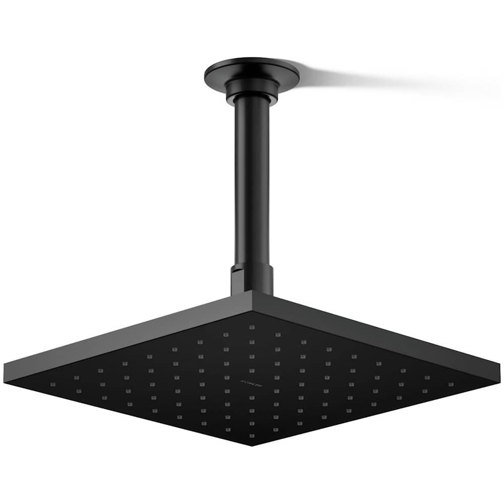 Contemporary Square 8" Single Function 2.5 GPM Rainhead with MasterClean Sprayface and Katalyst Air-Induction Technology