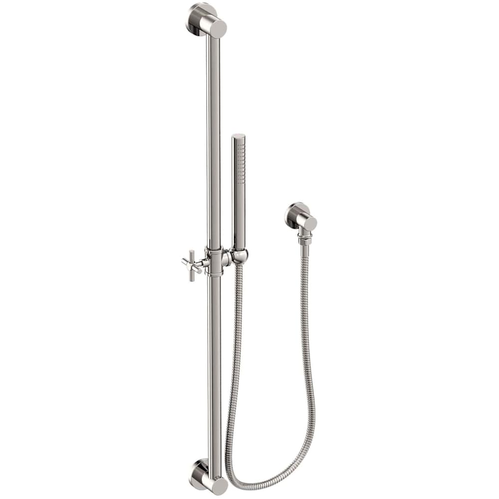1.8 GPM Single Function Hand Shower Package - Includes Slide Bar, Hose, and Water Supply