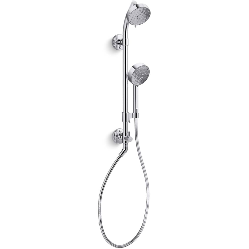 Awaken 1.75 GPM Retrofit Shower - Includes Shower Head, Hand Shower, Slide Bar, and Hose