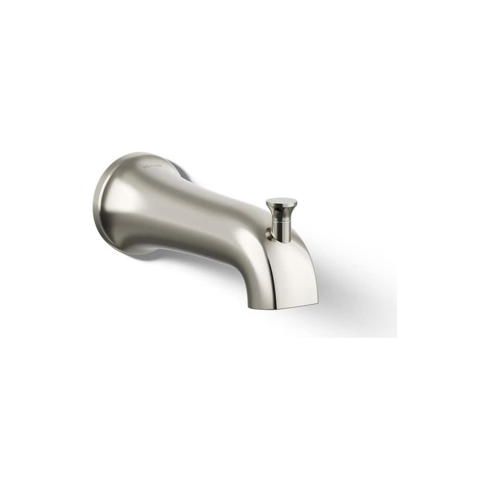 Tempered 6-3/8" Integrated Diverter Tub Spout