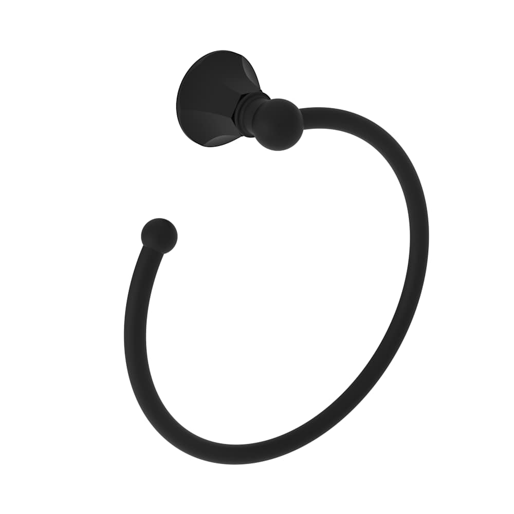 Metropole 2-5/16" Wall Mounted Towel Ring With Installation Hardware Included