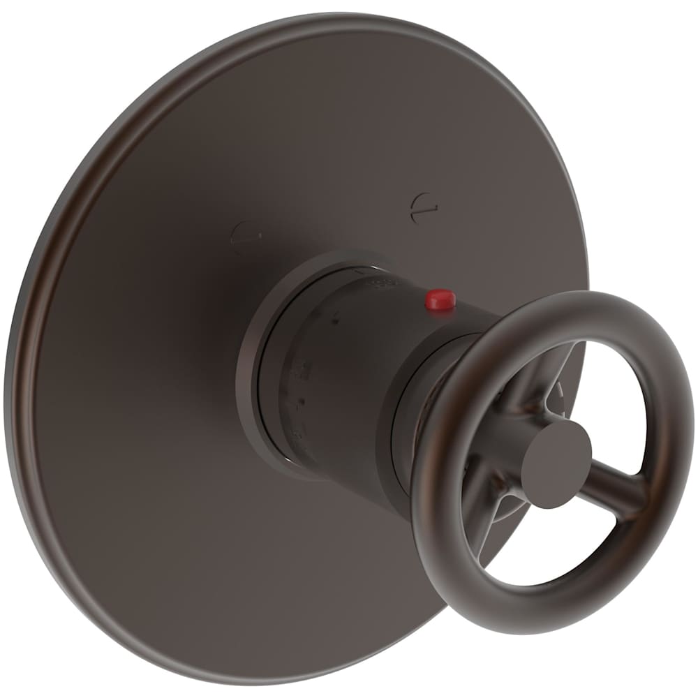 Slater Thermostatic Valve Trim Only with Single Wheel Handle and Diverter Functionality - Less Rough In
