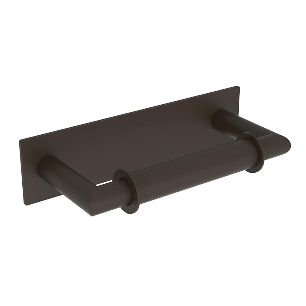 Metro Wall Mounted Toilet Paper Holder With Concealed Screws And Secure Mounting Assembly