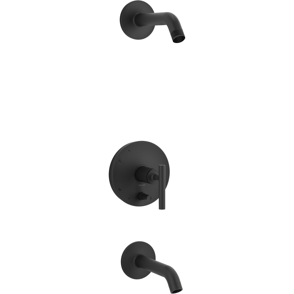 Purist Tub and Shower Trim Package with Rite-Temp Technology