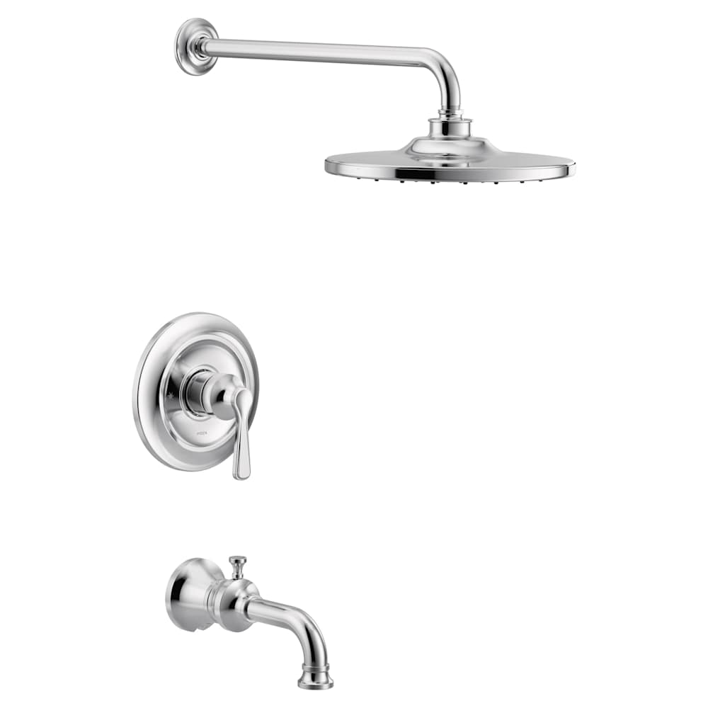 Moen Single Handle Posi-Temp Pressure Balanced Valve Trim Only from the 90 Degree Collection (Less Valve) Matte Black