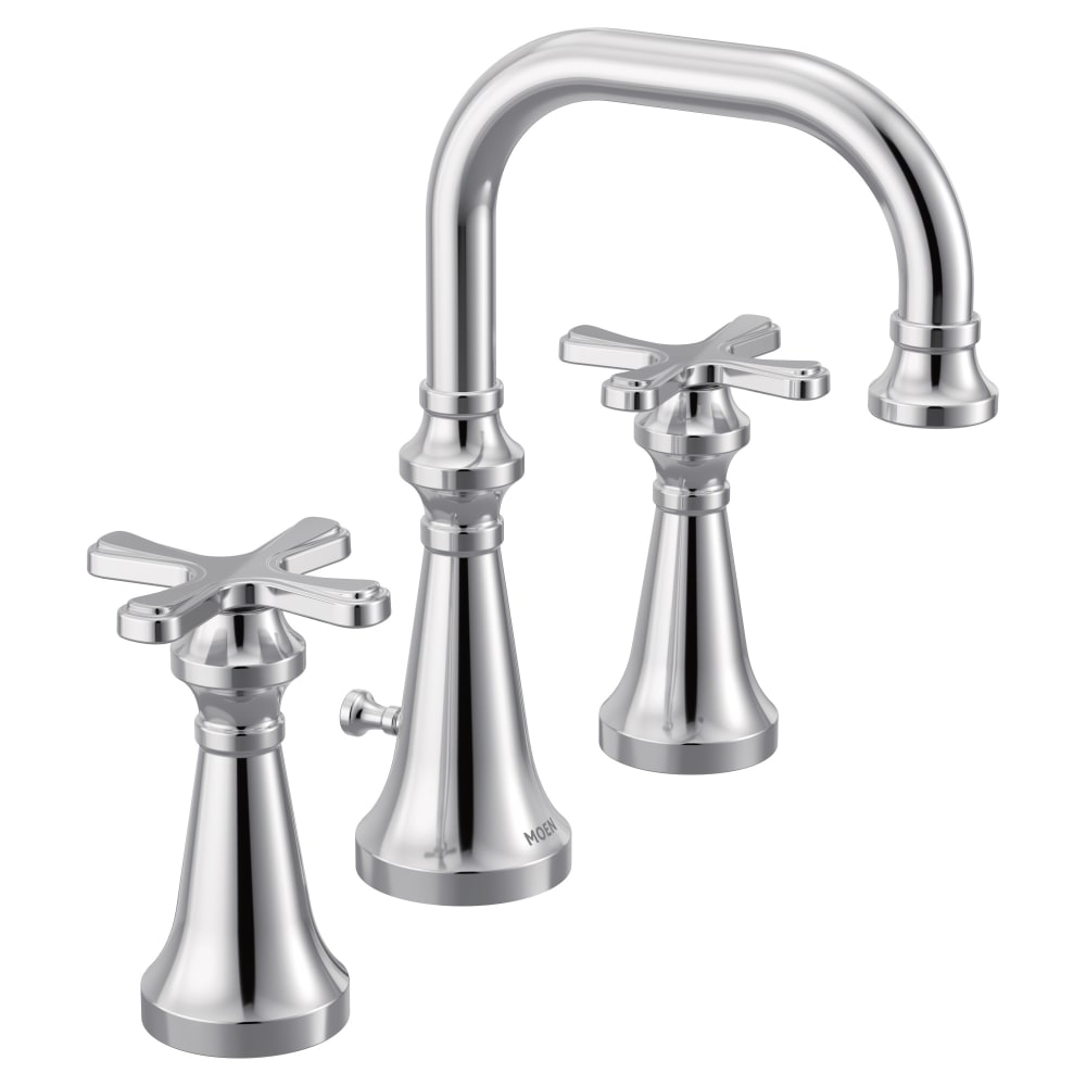 Moen Colinet 1.2 GPM Single Hole Bathroom Faucet with Pop-Up Drain Assembly Matte Black