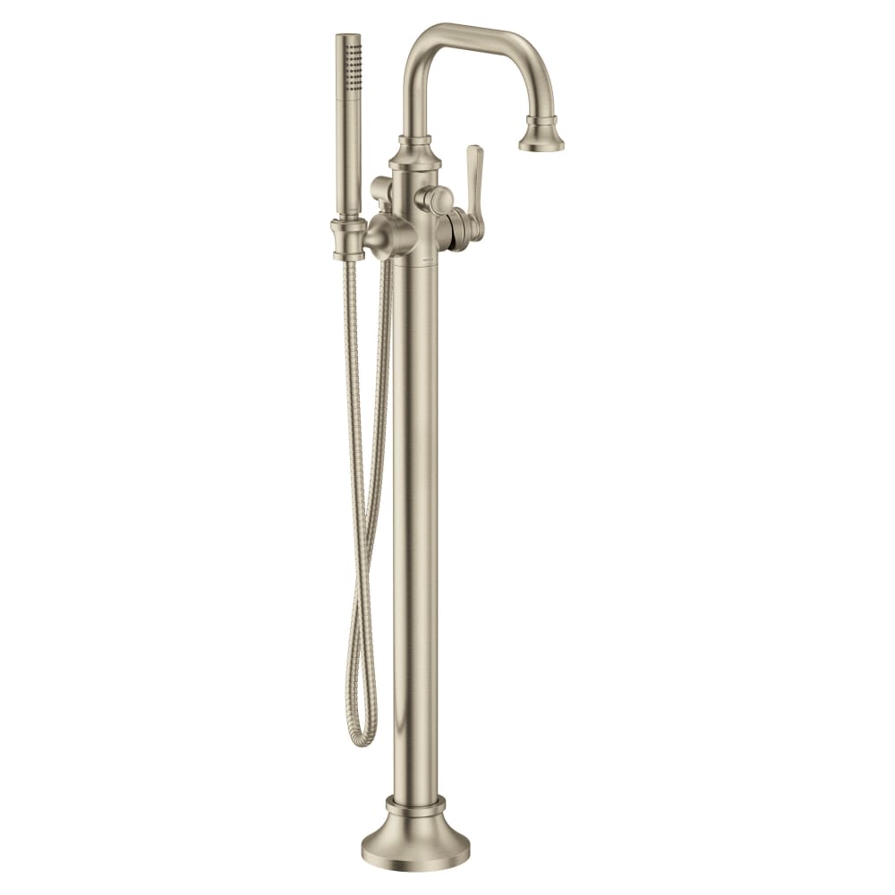 Moen Multi-Function Hand Shower Package with Hose and Slide Bar Included from the Envi Collection Brushed Nickel