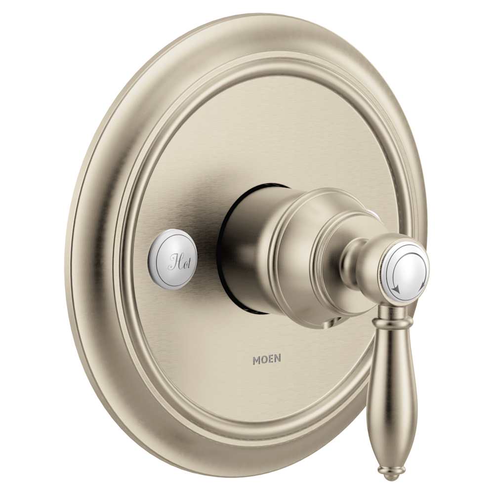 Moen Arris Single Handle Posi-Temp Pressure Balanced Shower Trim with Rain Shower Head (Less Valve) Chrome