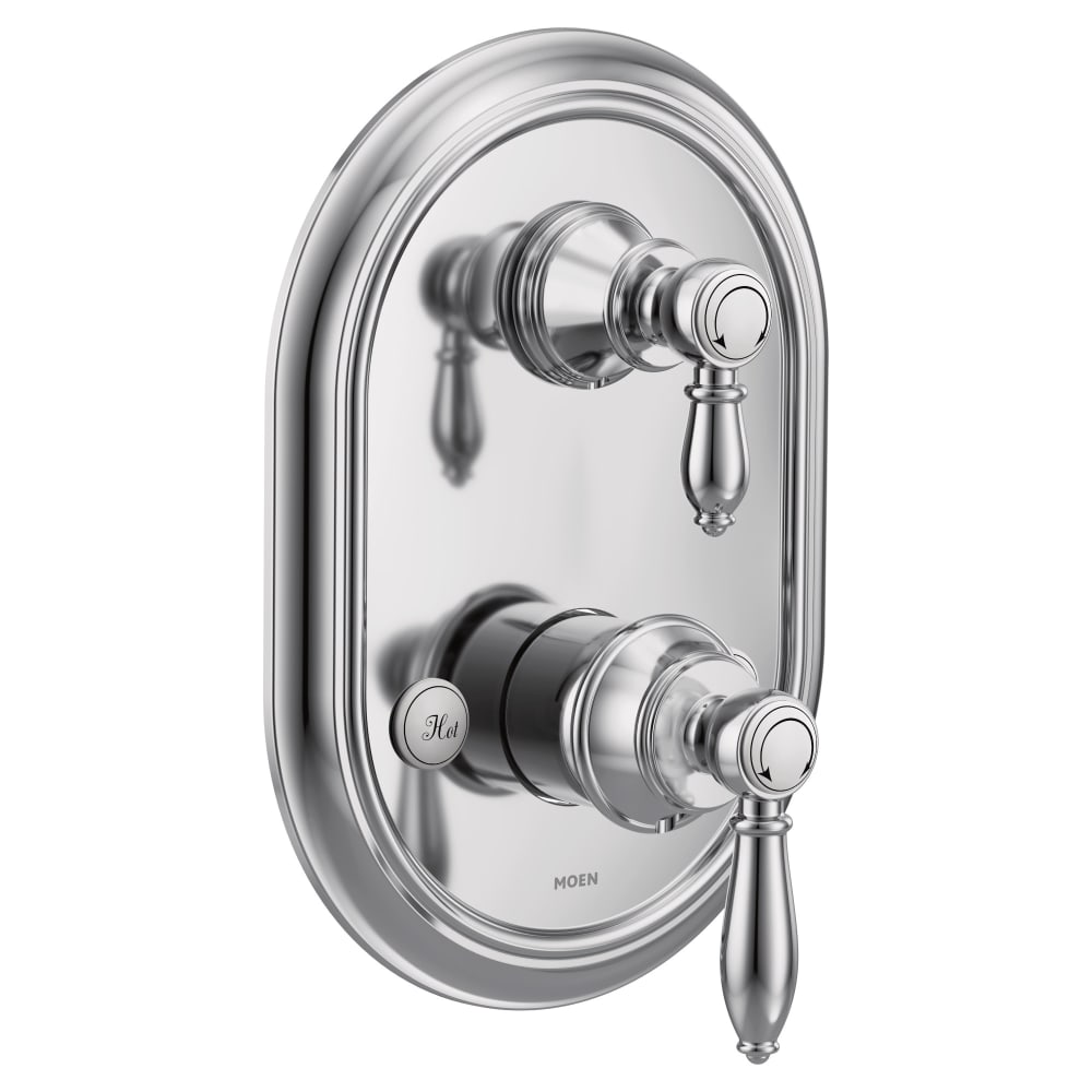 Moen Weymouth Single Handle Posi-Temp Pressure Balanced Valve Trim Only (Less Valve) Matte Black