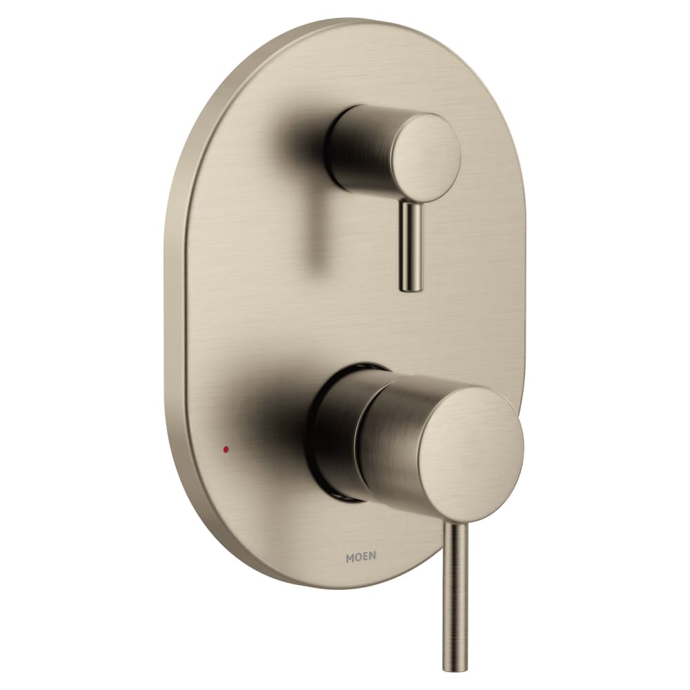 Moen Jase Tub and Shower Trim Package with 1.75 GPM Multi Function Shower Head Bronzed Gold