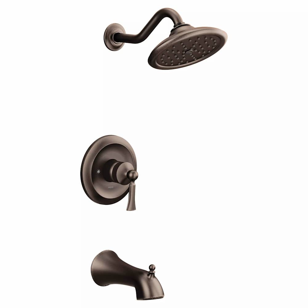 Moen Greenfield Thermostatic Valve Trim Only with Single Lever Handle - Less Rough In Brushed Nickel