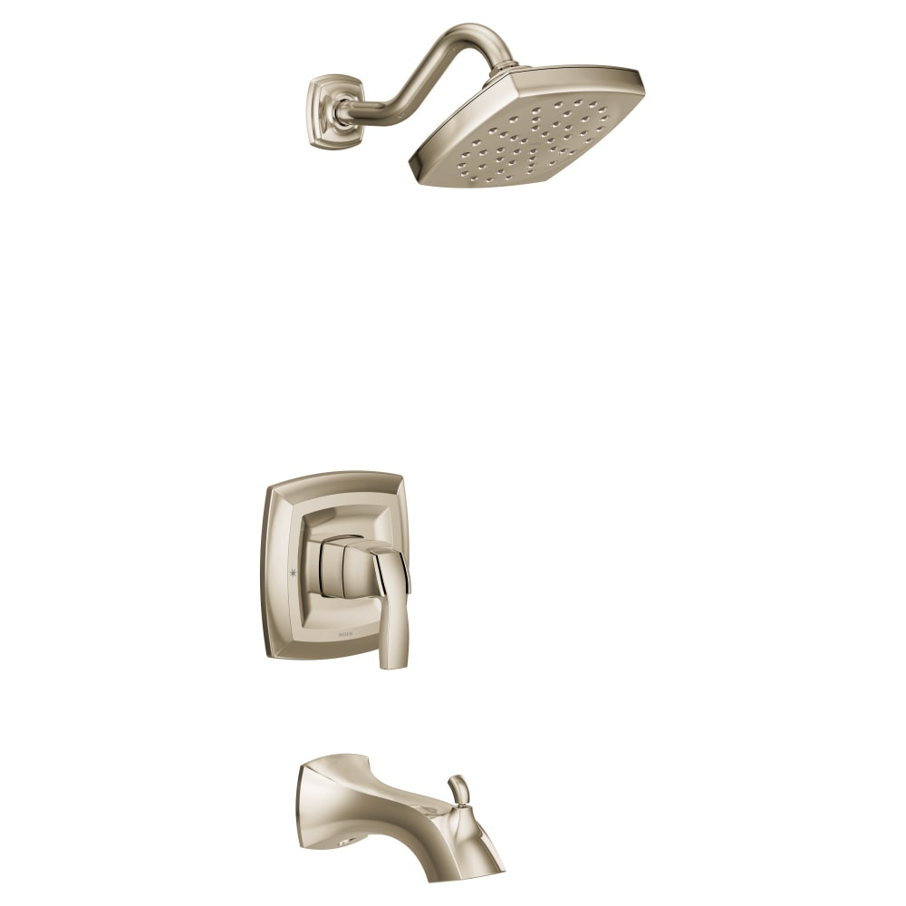 Moen Voss Triple Function Transfer Valve Trim Only with Single Lever Handle - Less Rough In Brushed Gold