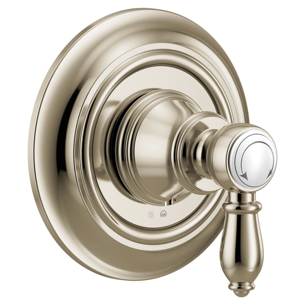 Moen Arris 3 Function Pressure Balanced Valve Trim Only with Double Lever Handles, Integrated Diverter - Less Rough In Chrome