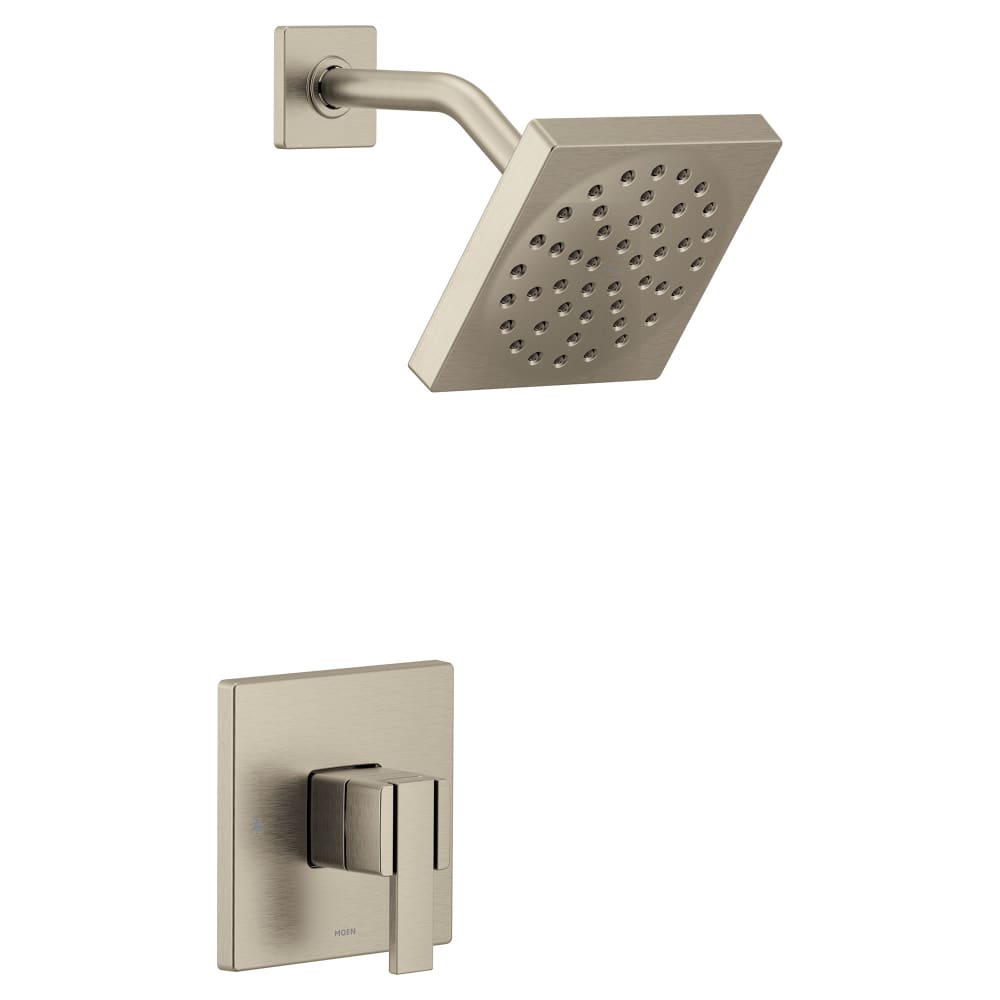 Moen Flara Shower Only Trim Package with 2.5 GPM Single Function Shower Head Chrome