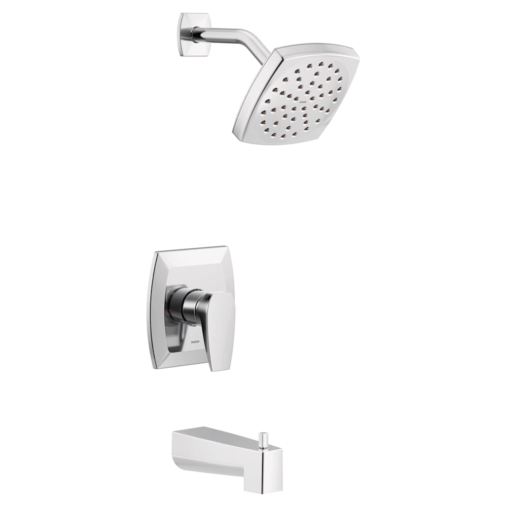 Moen Flara Shower Only Trim Package with 2.5 GPM Single Function Shower Head Brushed Gold