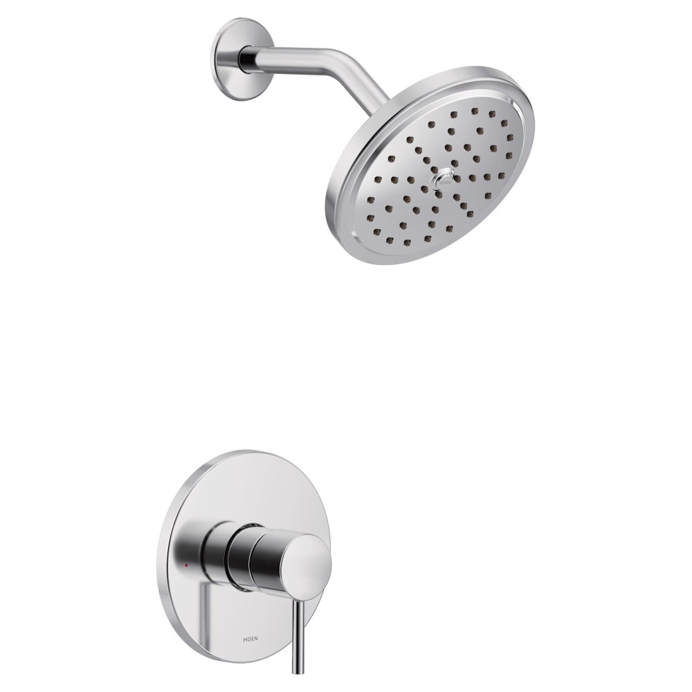 Moen Voss 3 Function Pressure Balanced Valve Trim Only with Double Lever Handles, Integrated Diverter - Less Rough In Polished Nickel