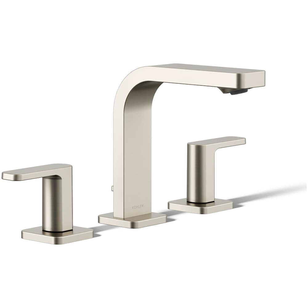 Parallel 1.2 GPM Widespread Bathroom Faucet with Pop-Up Drain Assembly