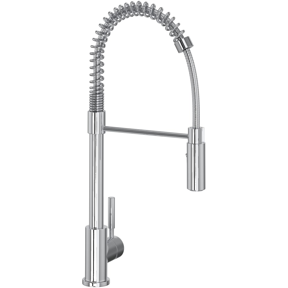 Lux 1.8 GPM Single Hole Pre-Rinse Pull Down Kitchen Faucet