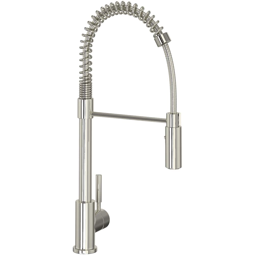 Lux 1.8 GPM Single Hole Pre-Rinse Pull Down Kitchen Faucet