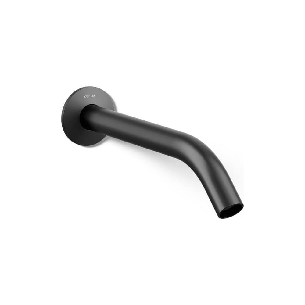 Components 1.2 GPM Wall Mounted Bathroom Faucet Spout with Tube Design - Less Handles