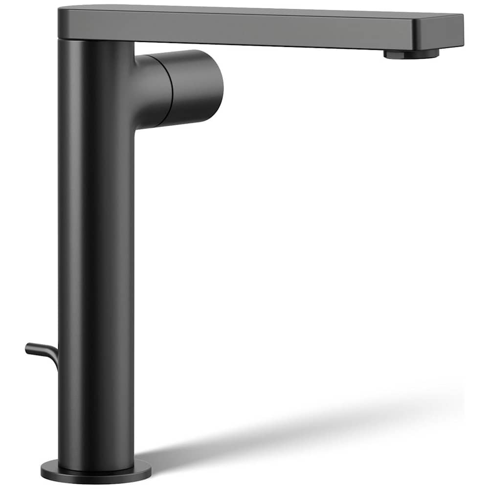 Composed 1.2 GPM Vessel Single Hole Bathroom Faucet with Pop-Up Drain Assembly