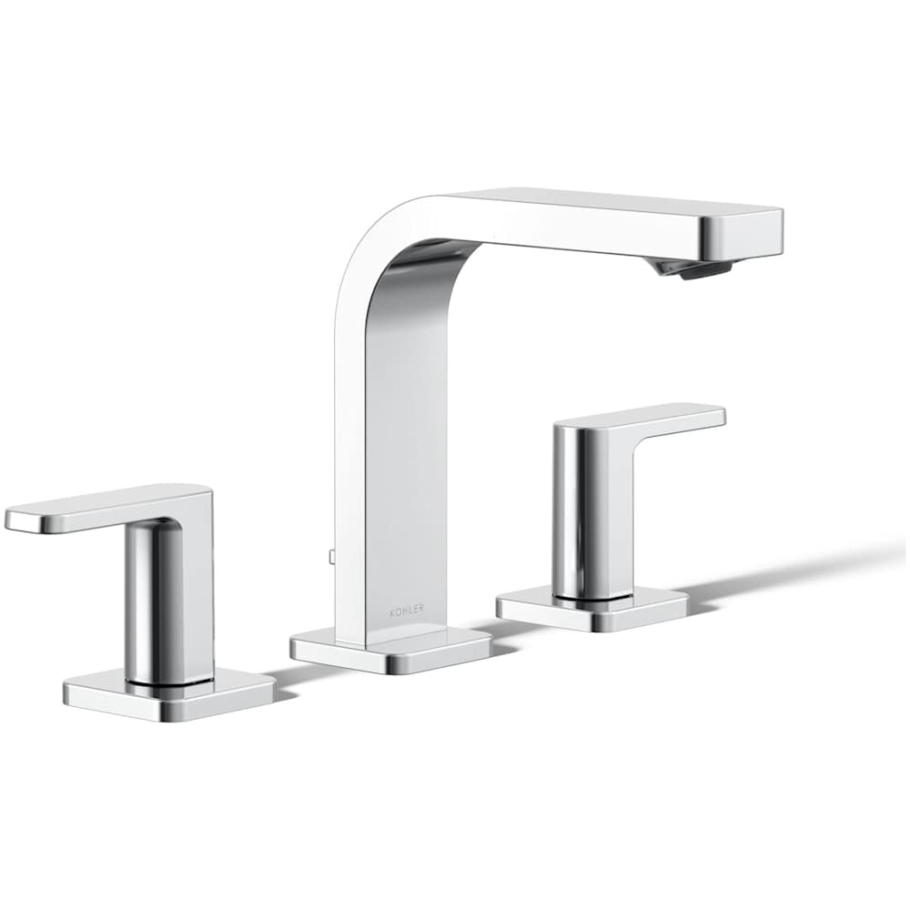 Parallel 1.2 GPM Widespread Bathroom Faucet with Pop-Up Drain Assembly