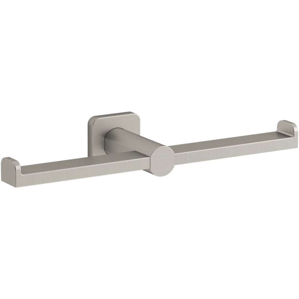 Parallel Wall Mounted Spring Bar Toilet Paper Holder