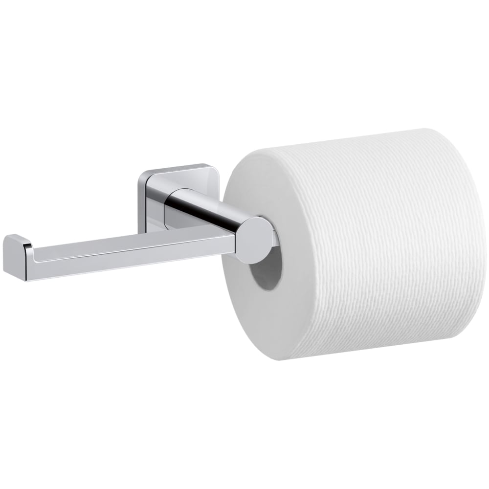 Parallel Wall Mounted Spring Bar Toilet Paper Holder
