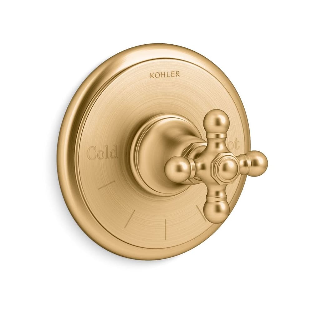 Artifacts Thermostatic Valve Trim Only with Single Cross Handle - Less Rough In
