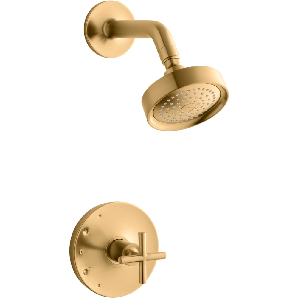 Purist Shower Only Trim Package with 2.5 GPM Single Function Shower Head with MasterClean and Rite-Temp Technologies