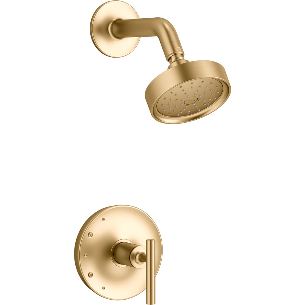 Purist Shower Only Trim Package with 1.75 GPM Single Function Shower Head with MasterClean and Rite-Temp Technologies