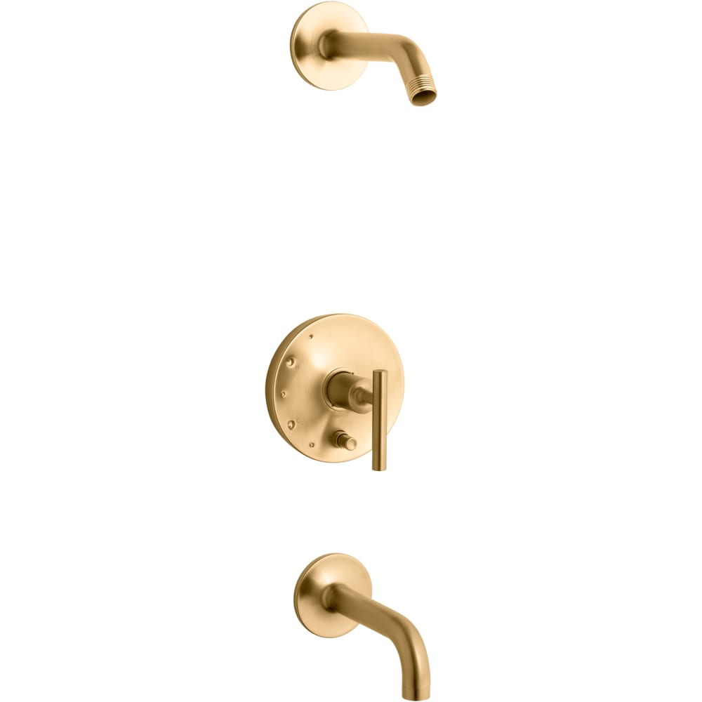 Purist Tub and Shower Trim Package with Rite-Temp Technology