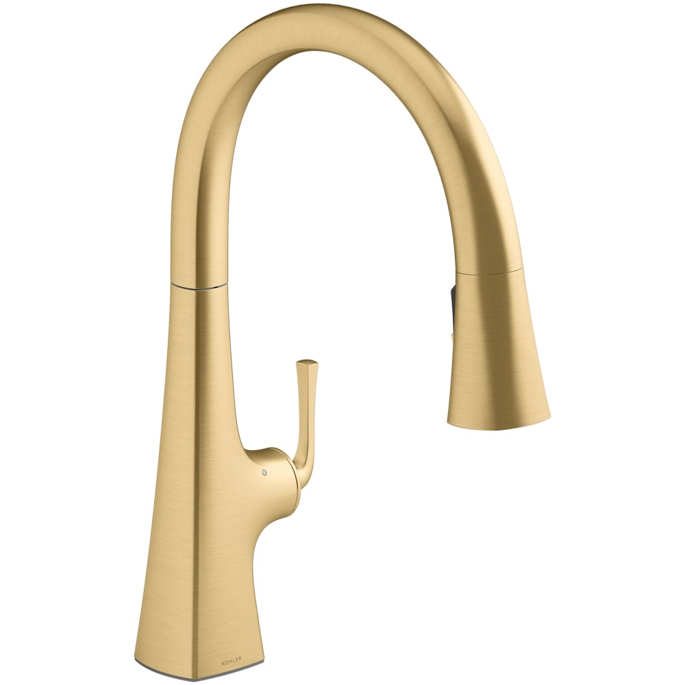 Graze Touchless Pull-Down Kitchen Sink Faucet with Three-Function Sprayhead
