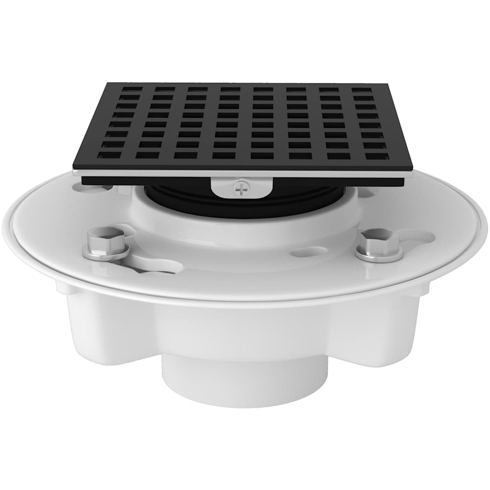 PVC 2" X 3" Spa Shower Drain Kit with Matrix Decorative Cover