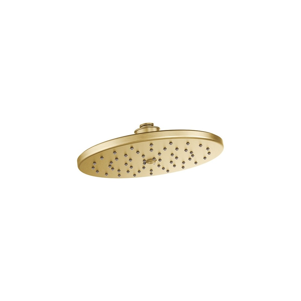 Moen 10" Rainshower Shower Head with 1.75 GPM Flow Rate from the Waterhill Collection Brushed Gold