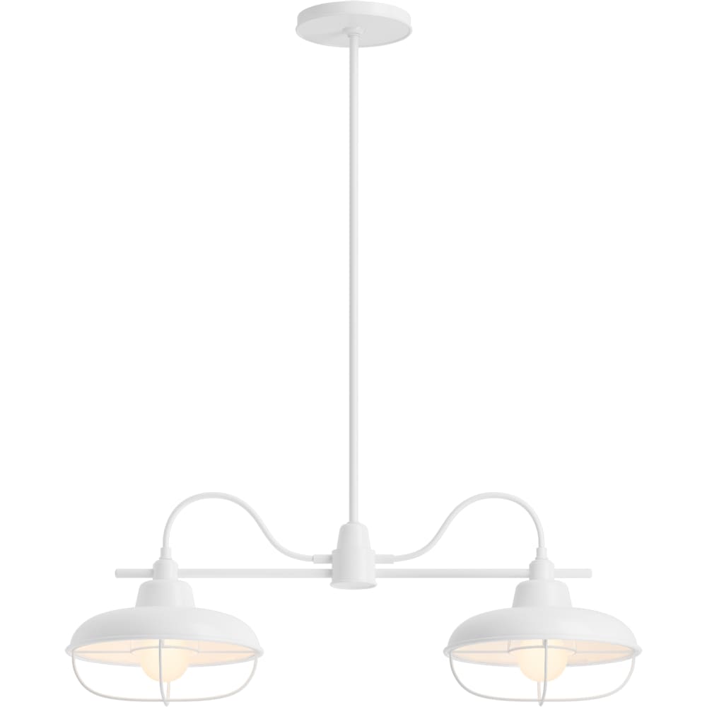Modern Farm 23" Wide 2 Light Linear Chandelier