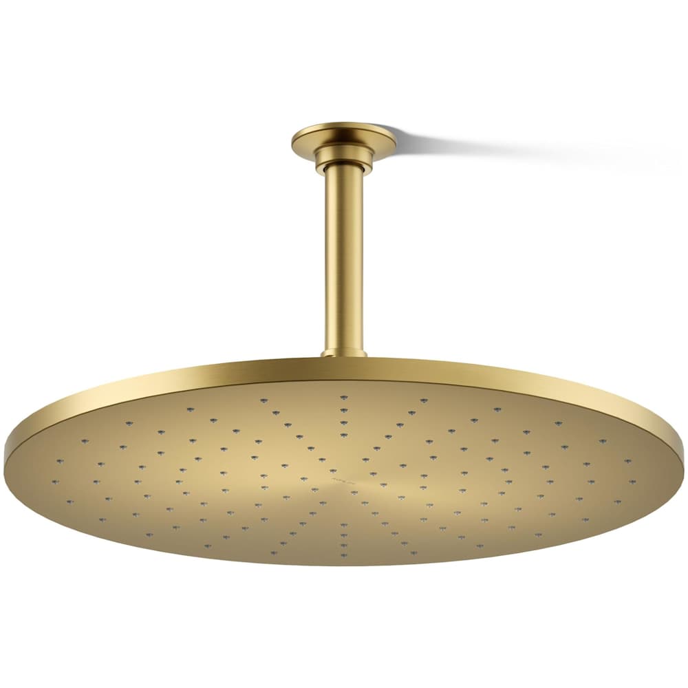 Contemporary Round 14" Single Function 2.5 GPM Rainhead with MasterClean Sprayface and Katalyst Air-Induction Technology