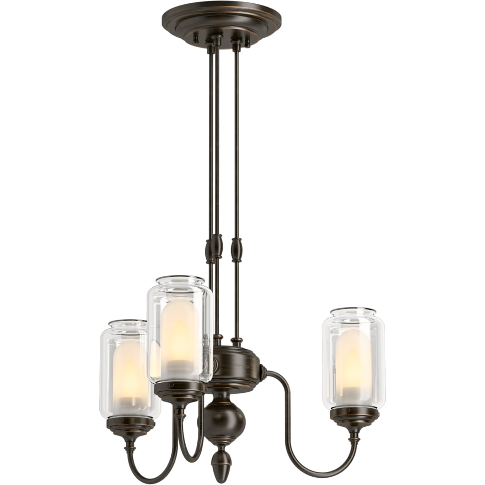 Artifacts 19" Wide 3 Light Chandelier